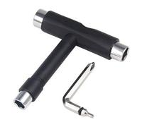 Gearmax® Patin Rodillo Skate Heavy Duty T herramienta, Llave de Herramientas para Patinetas con Llave Allen, Herramientas de Skate Monopatín Multifunción Herramientas Portátiles en Forma T