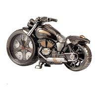 Gearmax Reloj Mesita de Noche, Despertador Retro de Motocicleta del Vintage, Niños Modelo de Motocicleta en Rack para Home Office Coches