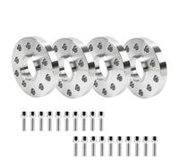 GEARMONSTER Juego de 4 espaciadores de rueda de 15 mm y 20 mm, LK: 100/5+112/5 NLB:57.1 con 20 tornillos de rueda M14 x 1,5 40/45 mm para VW Golf