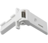 GearPrice Bisagra de puerta para congelador, frigorífico, congelador, bisagra compatible con 241212500, frigorífico, congelador, caravana (blanco)