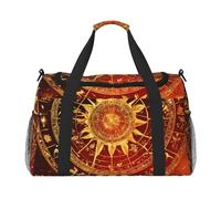 Gears Clock Bronze Century Print Versatilidad Amplio Espacio Bolsa de viaje elegante y funcional para actividades al aire libre