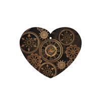 Gears Clock Bronze Century Printing - Ambientadores para coche, 10 unidades, para hojas colgantes perfumadas para baño, con cuerda