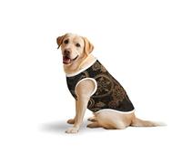 Gears Clock - Chaleco de camisa para perro con estampado del siglo de bronce, camisetas elásticas de algodón suave sin mangas, ropa transpirable para perros grandes (3xl-5XL)