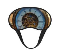 Gears Clock - Máscara de ojos lavable para adultos, diseño de siglo, para dormir, bloqueo de luz, siesta para descanso nocturno