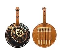 Gears of Running Machinery - Bolsa de almacenamiento para camisetas de golf, color marrón, bolsa de almacenamiento multifuncional para hombres, material de poliuretano duradero
