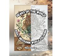 Gears of the world: Adult mechanik world coloring