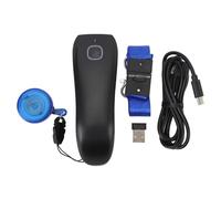 Gearwell Barcode Scanner, escáner 1D 2D, lector de código QR, escáner BT inalámbrico, escáner de código de barras recargable con cable USB con conexión 2.4G