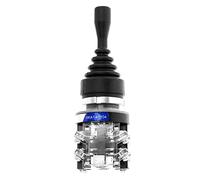 Gearwell Controlador de joystick de CA, interruptor de joystick, reemplazo del interruptor del controlador de joystick 380 V 15 A 4 posiciones 4 NO Joy Stick