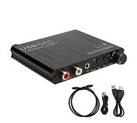 Gearwell Convertidor DAC de 192 KHz Convertidor de audio digital a analógico Toslink Coaxial a Adaptador de audio estéreo AUX de 3,5 mm para TV DVD PS3 PS 4 TV Box Amplificador, X-Box,