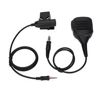 Gearwell Micrófono de Hombro, micrófono de Altavoz de 7.1 mm con U94 PTT Compatible con Vertex VX 6R VX 7R, Walkie Talkie HOMBLE Micrófono para Series VX