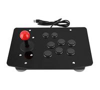 Gearwell Rocker Game Joystick Controlador de juego USB Fight Stick Joystick Street Fighting Stick Controller, Juegos retro, Joystick de juego de lucha callejera, Puerto USB (Negro)