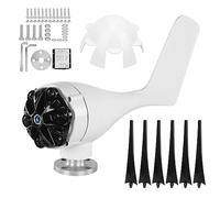 Gearwell Wind Generator, turbina eólica de 6 cuchillas de 100W con suministro de energía de alta eficiencia para hogares de uso industrial (24 V)