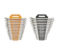 GEARWRENCH 30 Piece 12 Point Long Pattern Combination SAE/Metric Wrench Set with Wrench Racks - 81937