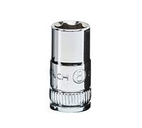 Gearwrench 80130 1/4 "Drive 6 Point Estándar Metric Socket 8 mm, Negro