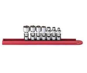 Gearwrench 80310 7 piezas 1/4 pulgadas Drive 6 Punto Flex SAE de llaves de vaso