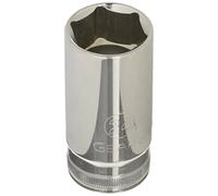 Gearwrench 80409 Socket, 6 Punto, 3/8, 24 mm de profundidad de la unidad "