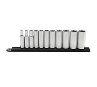 Gearwrench 80555 11 piezas 3/8 unidad 6 punto profundo SAE Socket Set