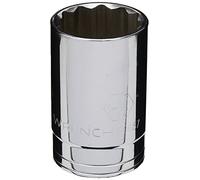 Gearwrench 80687 1/2 "Drive 12 Point profundo Sae Socket 1 - 1/2", negro