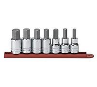 GearWrench 80721 7 Piece 1/2-Inch Drive SAE Hex Bit Socket Set by GearWrench