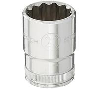 Gearwrench 80755d 1/2 "unidad 12 Punto Métricas estándar Socket 20 mm, Negro