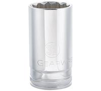 GearWrench 80827 Socket, de 12 puntos, 12,7 mm, 1/2 "Drive, 32 mm de profundidad