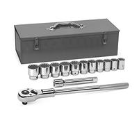 Gearwrench 80879 3/4-inch Drive 12 Punto de llaves de vaso, juego de 13