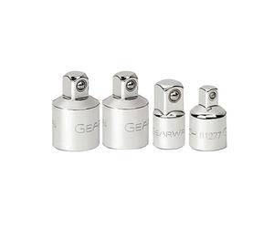 GearWrench 81217 Juego de Adaptadores de Brocas, 4 Piezas, 1/4", 3/8" & 1/2"