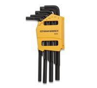 GearWrench 83503 Juego de Llaves Hexagonales Métricas de Brazo Largo, 13 Piezas