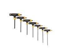 GearWrench 83517 Juego de llaves Torx con Mango en T, Acero de Aleación, 7 Piezas
