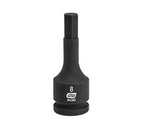 GEARWRENCH 84393 - Llave hexagonal de impacto métrico de 3/8 pulgadas, 8 mm