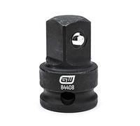 Gearwrench 84408 unidad de 3/8 "3/8" x 1/2 "F M Adaptador de impacto, negro