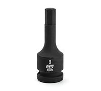 Gearwrench 84626 1/2 "Drive Impacto Puntas hexagonales métricas (9 mm), color negro