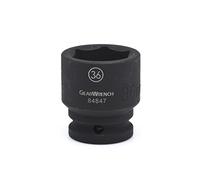 GearWrench 84860 Llave de vaso de impacto estándar de 6 puntos de 3/4 pulgadas, 49 mm