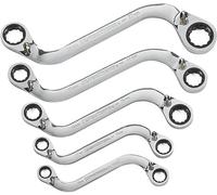 GearWrench 85299 12 Pt. Juego de Llaves de Trinquete de Doble Caja, en Forma de S, 5 Piezas