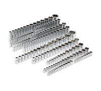 Gearwrench 89073 163pc 6pt SAE/mm Chrome SKT Set Std