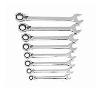 Gearwrench 9543 8 piezas Juego de combinación llave de trinquete Reversible métricas