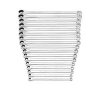 GEARWRENCH, GearBox 12 Pt. XL 85989, Juego de llaves de trinquete de doble caja, métricas, 17 piezas