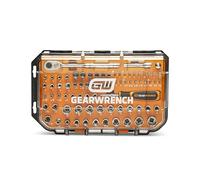 GEARWRENCH GW38CBMTS75 - Juego de herramientas manuales mecánicas de 72 dientes y 6 puntos SAE/MM de 75 piezas de 1/4 y 3/8 pulgadas
