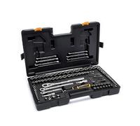 GEARWRENCH Juego de 202 herramientas mecánicas SAE/métricas de 1/10.2 cm, 3/20.3 cm y 1/5.1 cm | GW72MLCBMTS