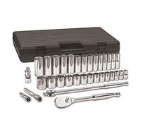 GearWrench Juego de herramientas mecánicas, estándar y profundo, SAE - 80715 de 33 unidades