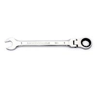 GearWrench Llave combinada de trinquete de cabeza flexible de 1 pulgada de 4 grados con arco oscilante de 12 puntos - 86753