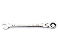 GearWrench Llave combinada de trinquete de cabeza flexible de 12 puntos de arco oscilante de 4 grados de 9/16 pulgadas - 86746