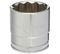 GearWrench Llave de vaso métrica estándar de 1,27 cm, 30 mm, 12 puntos - 80813