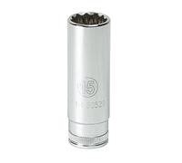 GEARWRENCH Llave de vaso métrico de 6 puntos de profundidad de 3/8 pulgadas, 21 mm - 80407