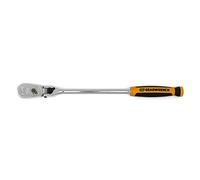 GearWrench Trinquete de lágrima de cabeza flexible de bloqueo de doble material de 90 dientes de 3/8 pulgadas - 81267T, multicolor, tamaño único