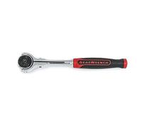 GearWrench Trinquete rotatorio de doble material de 72 dientes de 1/4 pulgadas, 6-3/4 pulgadas - 81224