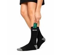 GEARZ - Calcetines antirrobo mujer talla 39-42 - Calcetines viaje con bolsillo secreto y cremallera - Protección para dinero tarjetas y objetos de valor
