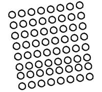 Geavonyg 100 Piezas Junta De Parada Agua para Grifo Jardín Anillos Sellado Elásticos Tanques Inodoro Equipo Industrial Fácil Usar Electrodomésticos