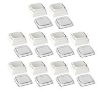 Geavonyg 10pcs Suplementos Creativos Creativos Keycap Xda Perfil 1u Cubierta De Teclas PC para Teclados Mecánicos Kileycaps Fatiga Manual Reducida