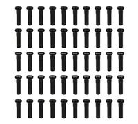 Geavonyg 50pcs/Paquete De Bicicletas En Bicicleta Bicicletas 12G 13G 14G High Fuerza Silver Negro Spoke Bike